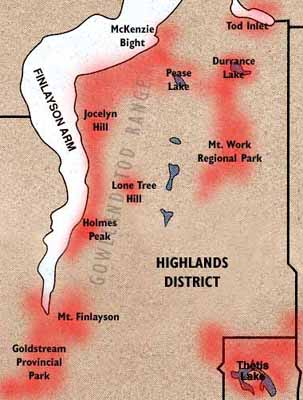 Map of Highlands District